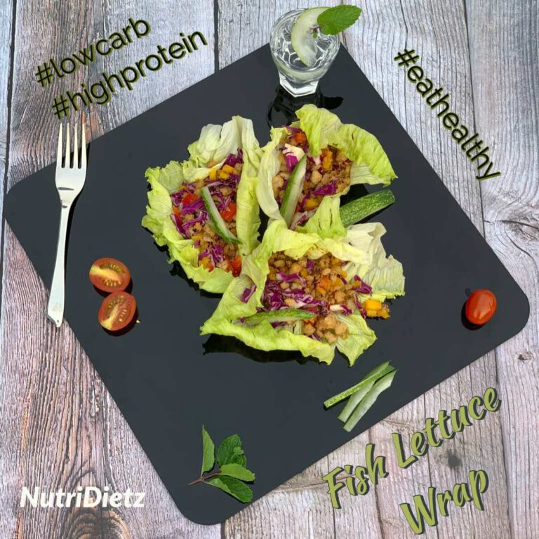 Fish Lettuce Wrap - Nutritionist Kochi kerala